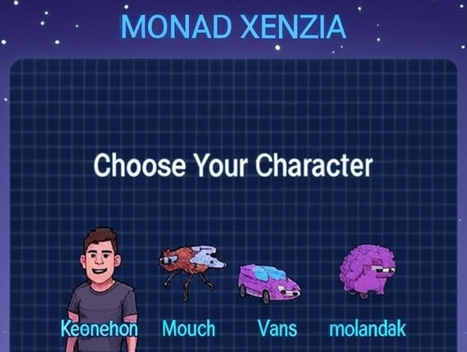 Monad Xenzia - Farcaster Mini Apps